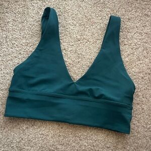 Lululemon Align V-Neck Bra (Light Support, A/B Cup) in Storm Teal
